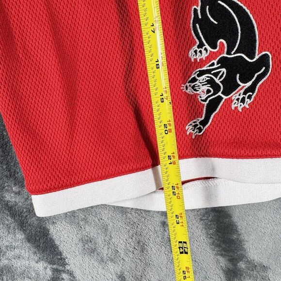 Puma Sz L Last Dayz Mesh SEWN Logos Shorts High Risk Red TL40125NWT Men - Picture 8 of 11